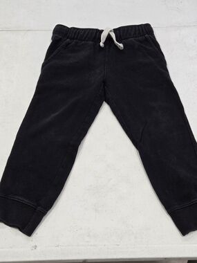 Carter's Black Jogger Pants with White Drawstring